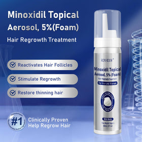 RDVHDLW application on scalp demonstrating targeted coverage and convenience