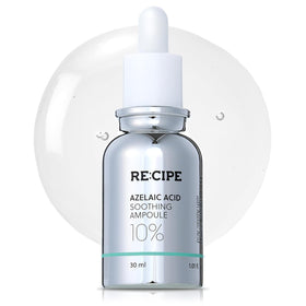 RE:CIPE front bottle shot highlighting clean packaging and serum clarity
