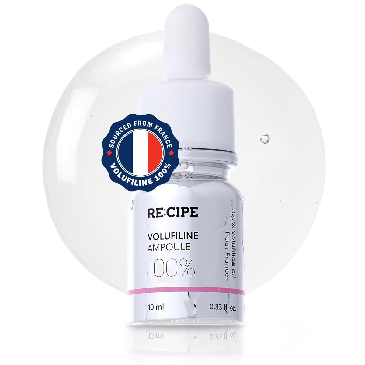 RE:CIPE Volufiline front packaging showing clean label and volume benefit