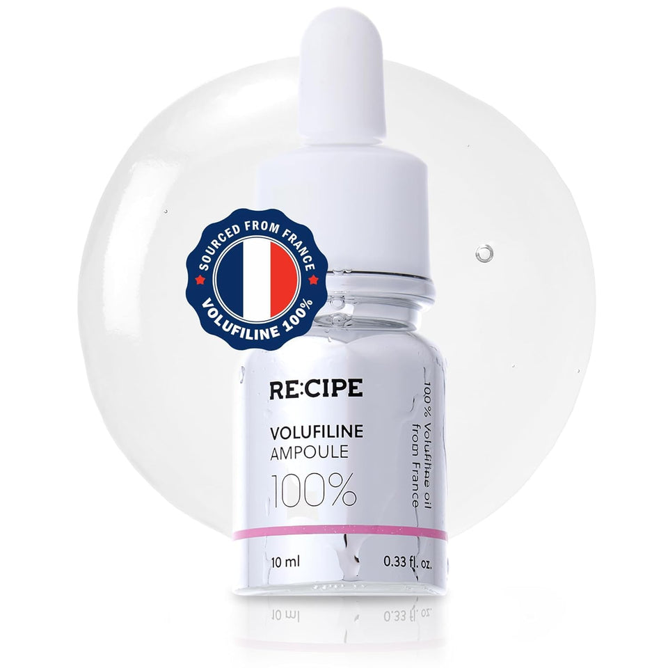 RE:CIPE Volufiline front packaging showing clean label and volume benefit