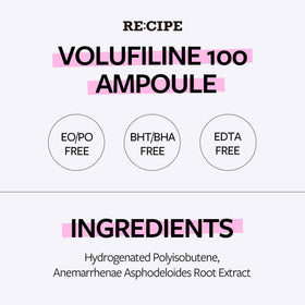 RE:CIPE Volufiline on bathroom vanity staged for daily routine convenience