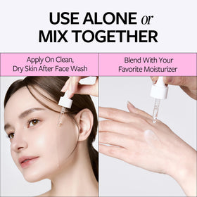 RE:CIPE Volufiline held in hand to show compact 0.33 fl oz size and portability
