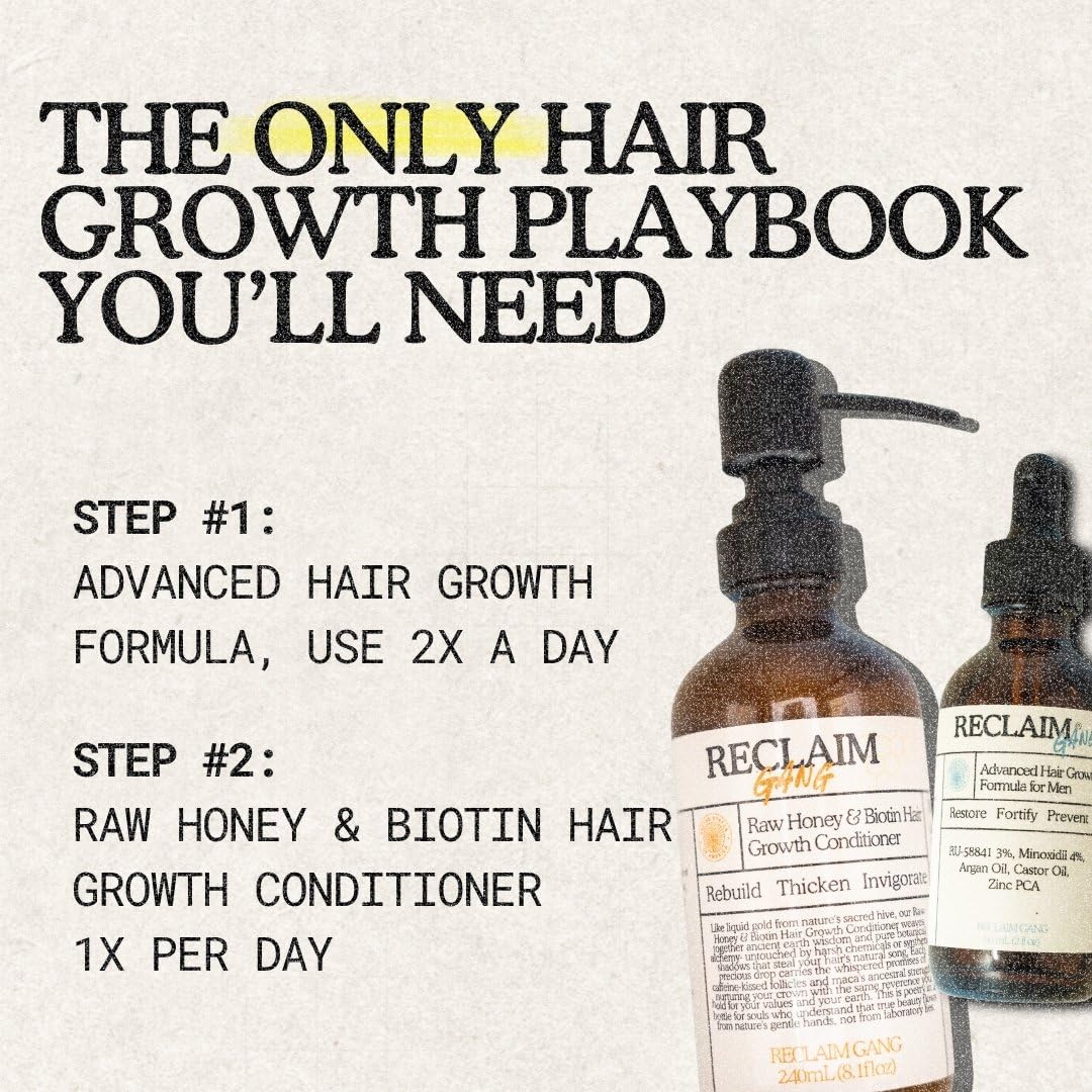 Reclaim Gang argan and castor oils beside bottle showing hydrating benefit