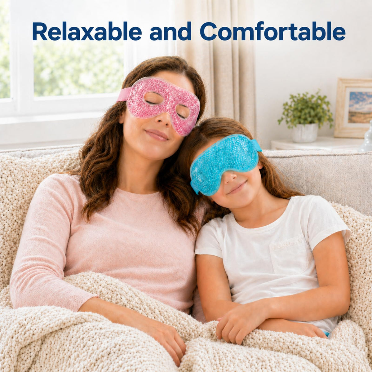 Reclua close-up of gel bead texture showing flexible fit and gentle pressure relief