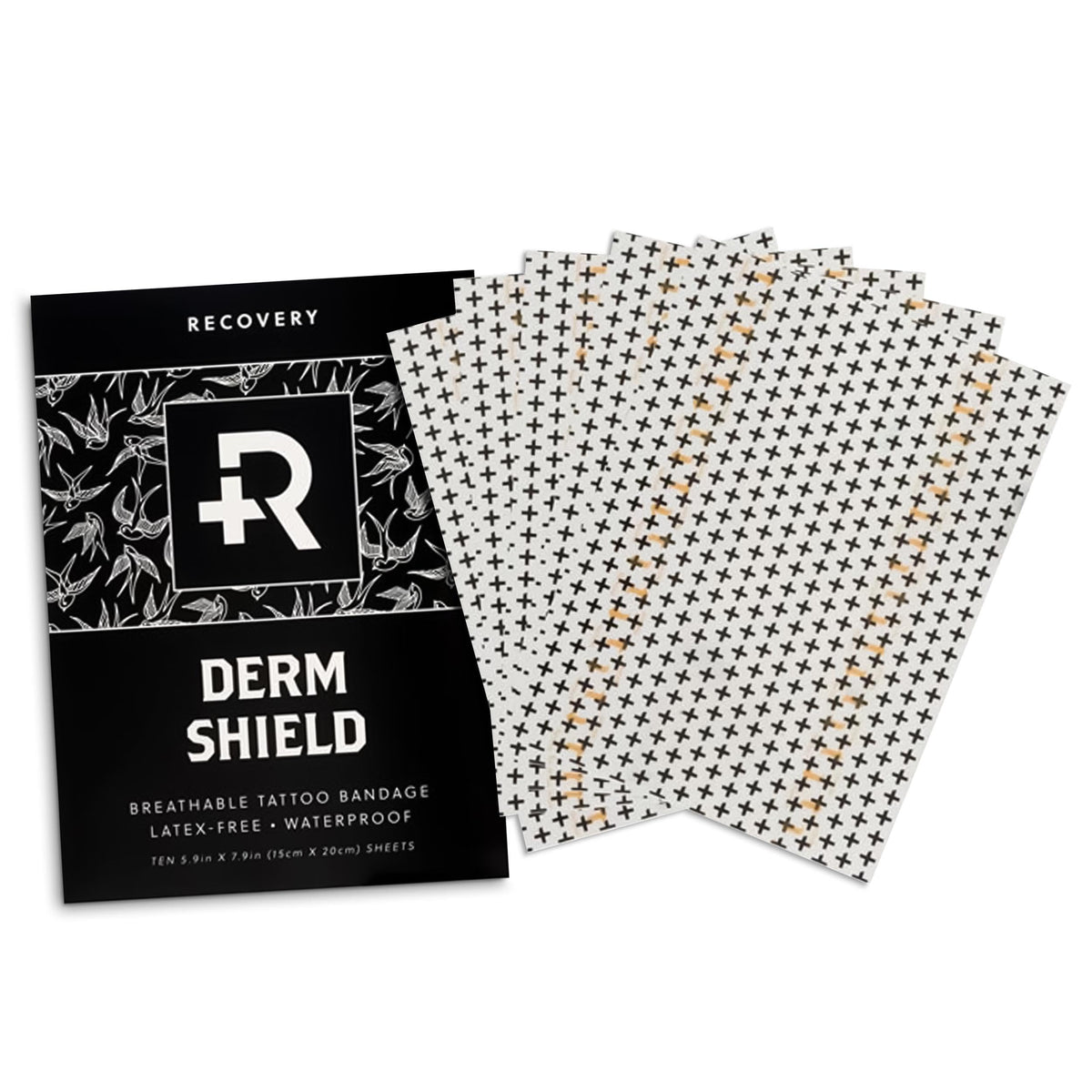 Recovery Aftercare patch front packaging showing product benefits and quantity