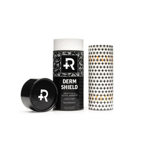 Recovery Aftercare roll front view showing protective film and label benefit
