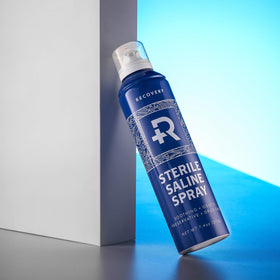 Recovery Aftercare side label close-up showing ingredients and uses