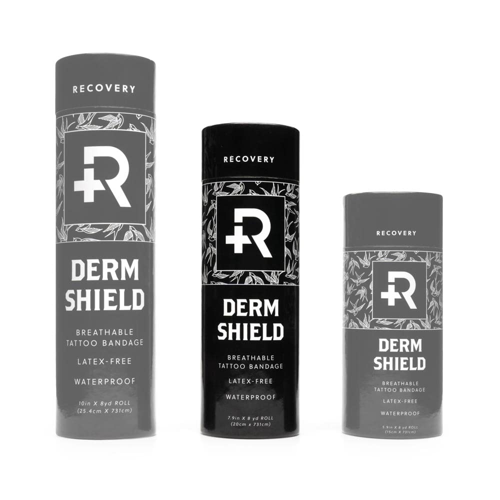 Recovery derm shield close texture view highlighting breathable film benefit