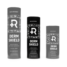 Recovery derm shield close texture view highlighting breathable film benefit
