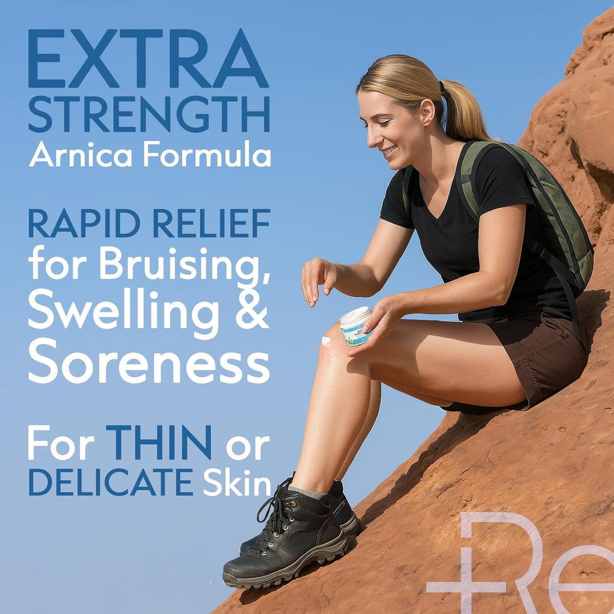 Recuren Plus open cap with cream texture for quick absorption benefit