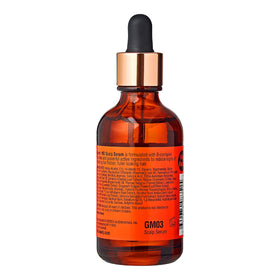 Red by Kiss close-up of label highlighting key active ingredients and certified oils