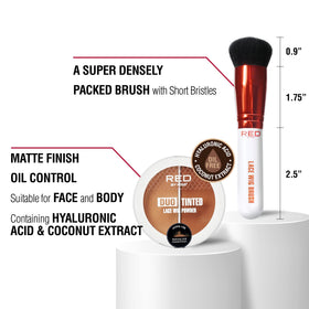 Red by Kiss open duo shades demonstrating mix-and-match options for custom color