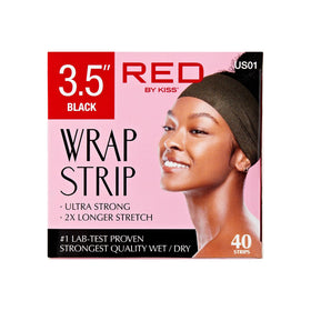 Red by Kiss package spread showing 44 strips ready for multiple uses