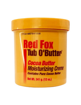 Red Fox cocoa butter creme texture close-up displaying rich, creamy consistency for intense hydration