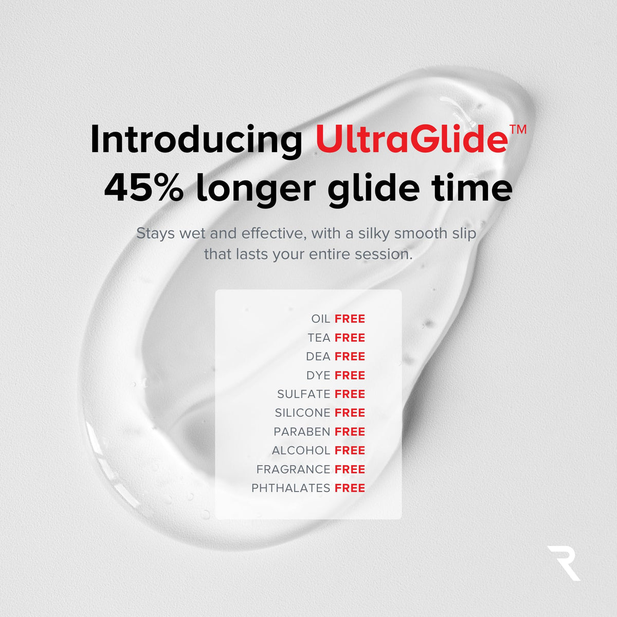RED Medical Supplies gel on face with microcurrent device showing improved contact benefit