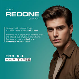 Stylist applying RED ONE on dry hair to create textured, long-lasting hold