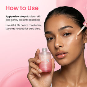 redence application with dropper to face illustrating easy targeted dosing