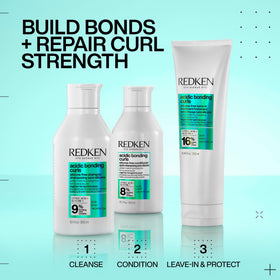 redken conditioner on bathroom shelf in lifestyle setting implying daily use