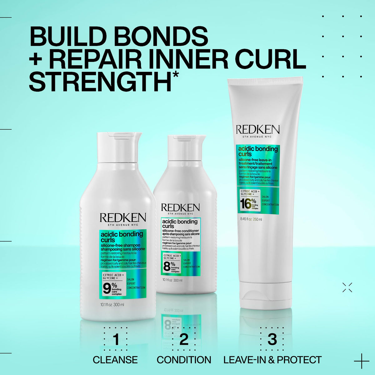 Redken lifestyle photo of defined curls after using Acidic Bonding Curls