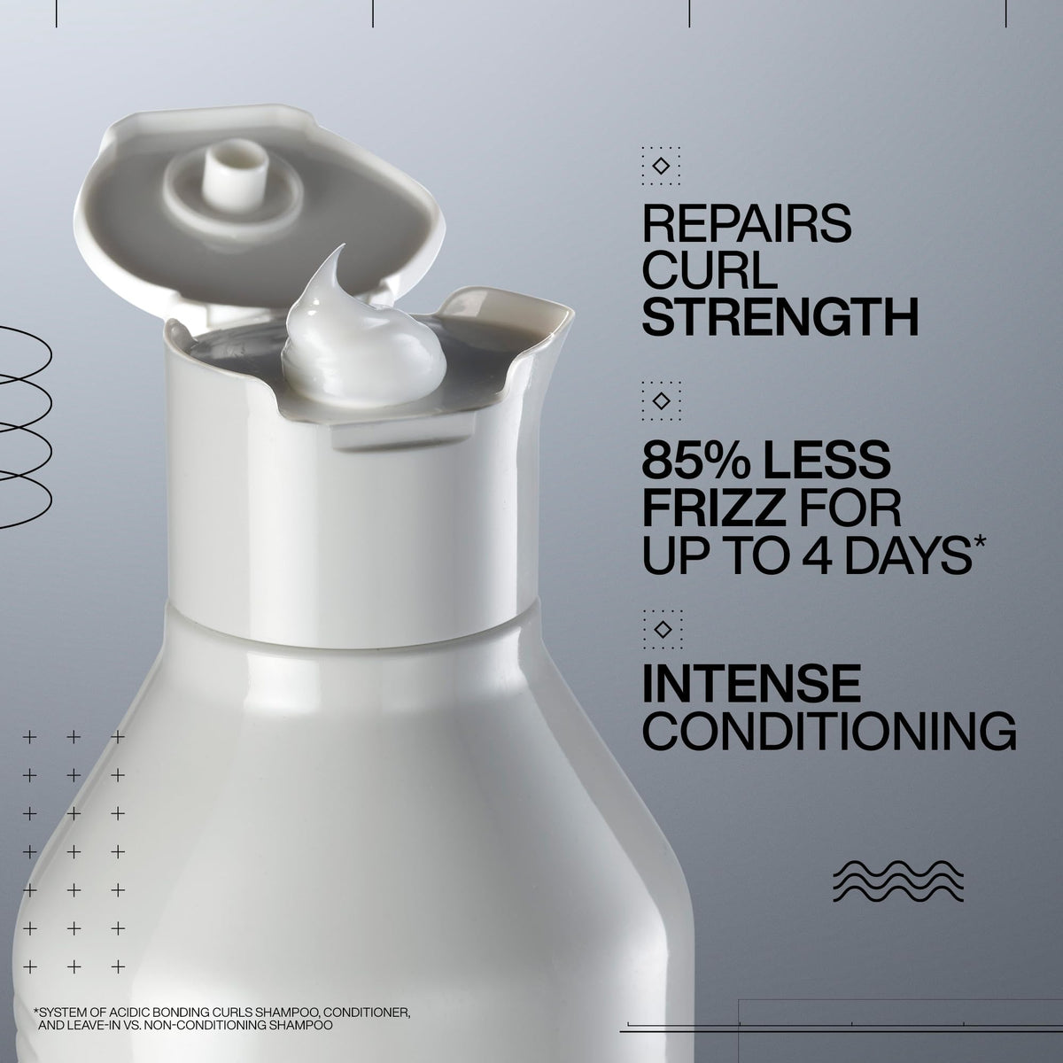 redken pump and cap detail highlighting salon-sized convenience and control