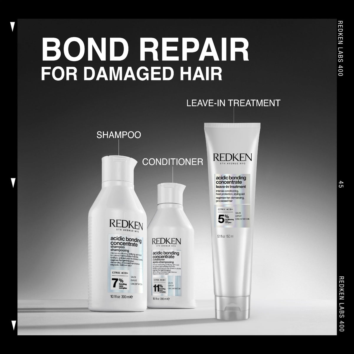 redken leave-in used by stylist in salon demonstrating professional performance