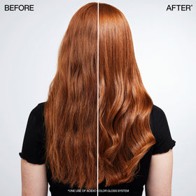 Redken back label with ingredients and directions, helps informed use