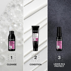 Redken close-up of sealed cuticle texture demonstrating glossy surface and shine