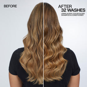 Redken conditioner texture close-up highlighting creamy conditioning benefit