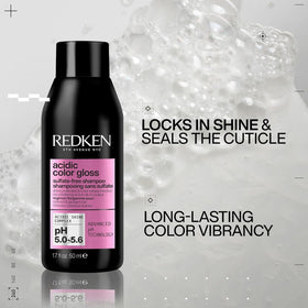 Redken shampoo lather texture close-up, shows gentle cleansing quality