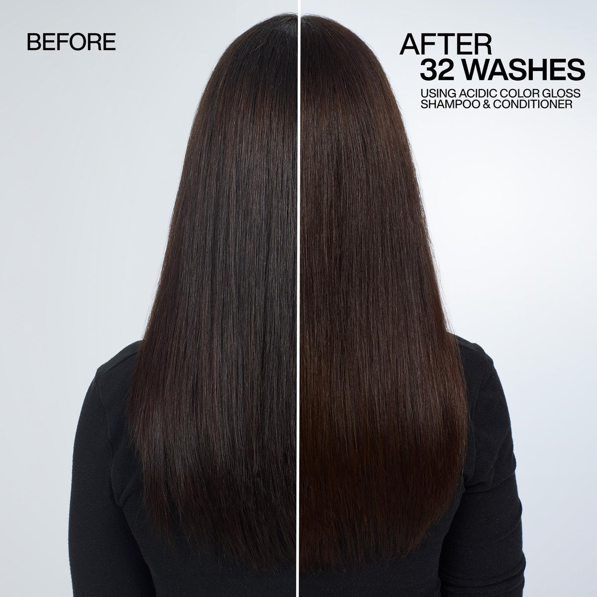 Redken Acidic Color Gloss lineup with shampoo and treatment for system results