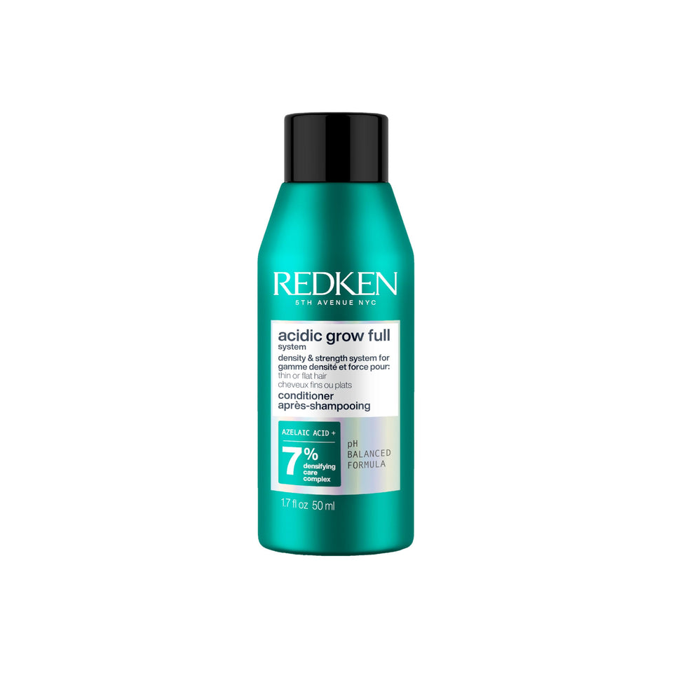 Redken Acidic Grow conditioner front bottle showing product and benefits