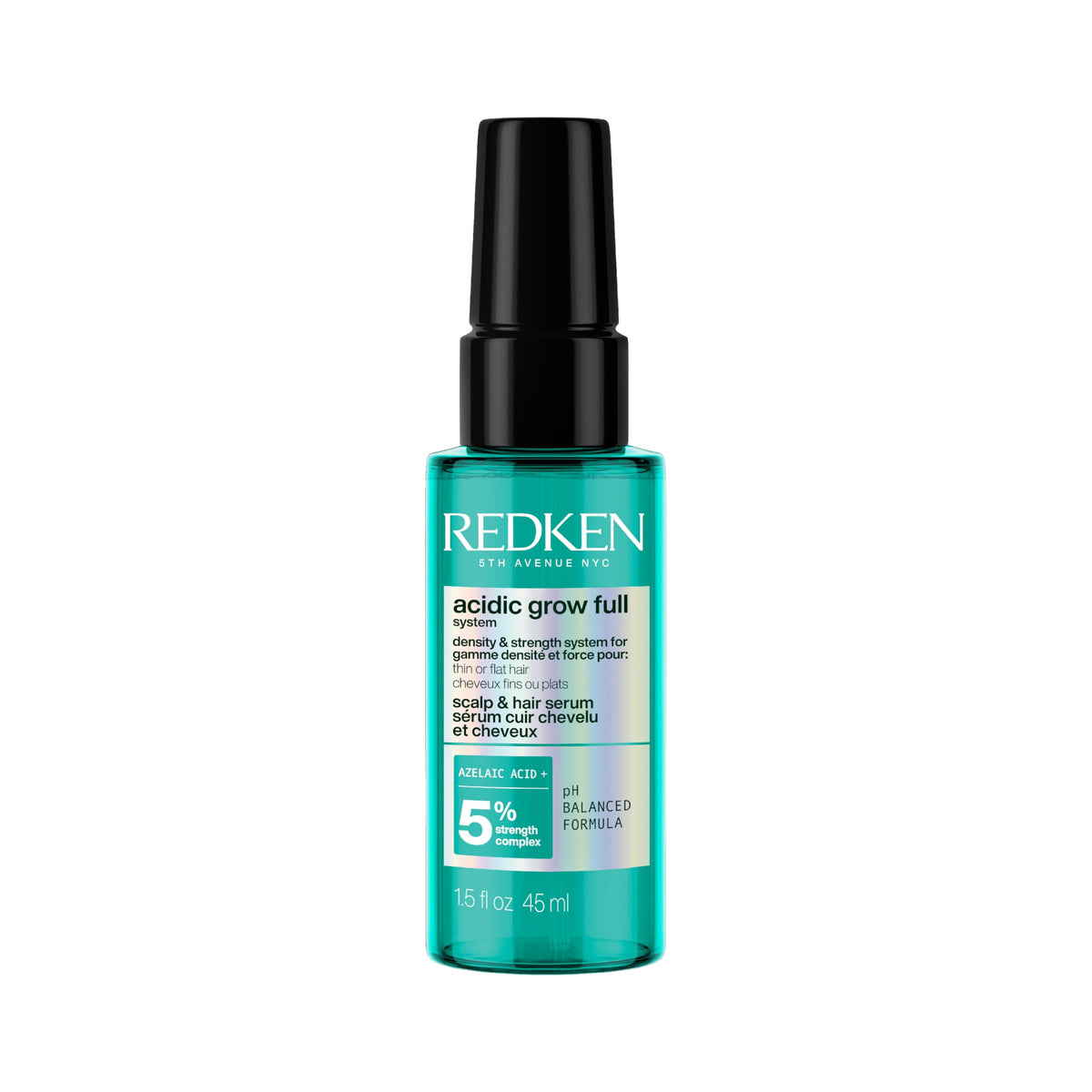 Redken front packaging showing bottle and brand for clear identification and trust