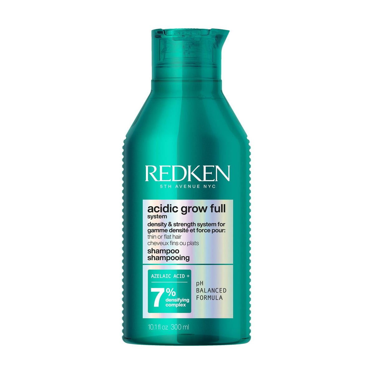 Redken front packaging showing bottle and branding for quick identification and trust