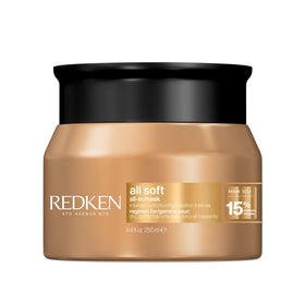 Redken front jar showing product and benefits