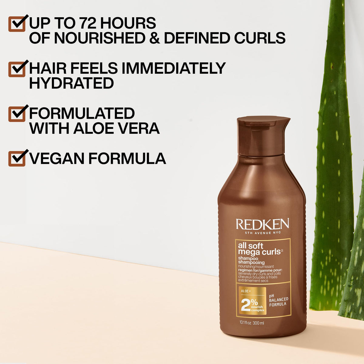 Redken shampoo creamy texture close-up showing rich moisture