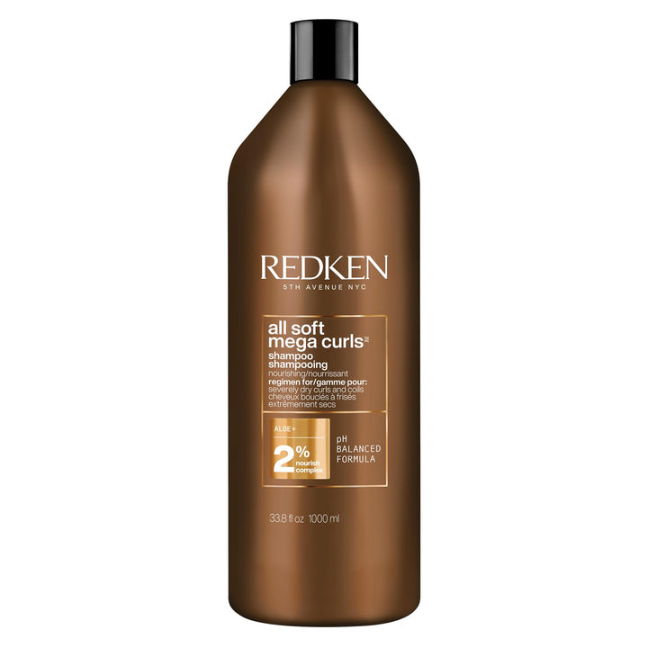 Redken bottle front view highlighting product for hydrated curls