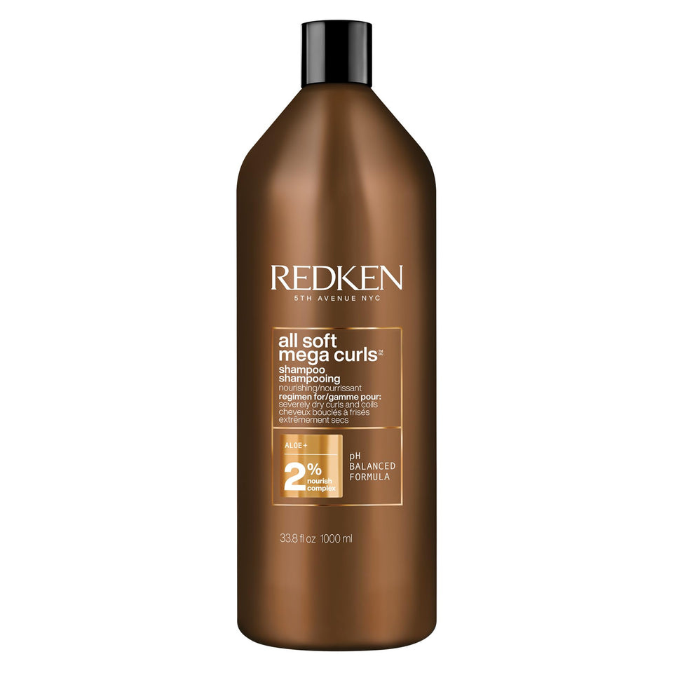 Redken bottle front view highlighting product for hydrated curls