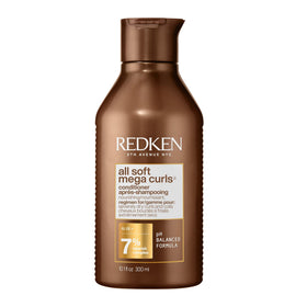 Redken All Soft Mega Curls front packaging showing bottle and label for immediate identification