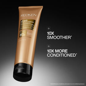 Redken spray nozzle close-up illustrating easy, even application benefit