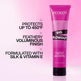 Redken jelly-serum texture on fingertip illustrating smooth application