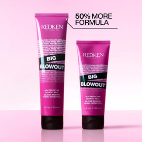 Redken label close-up showing usage directions and key benefits