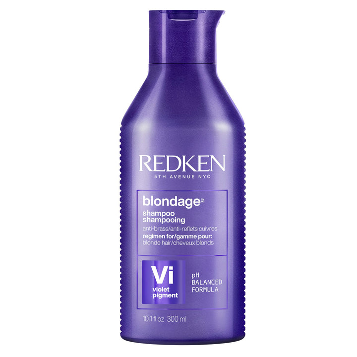 Redken Blondage front bottle showing label and benefits