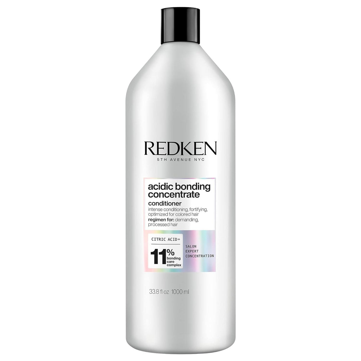 Redken bonding conditioner front packaging shows product and benefits