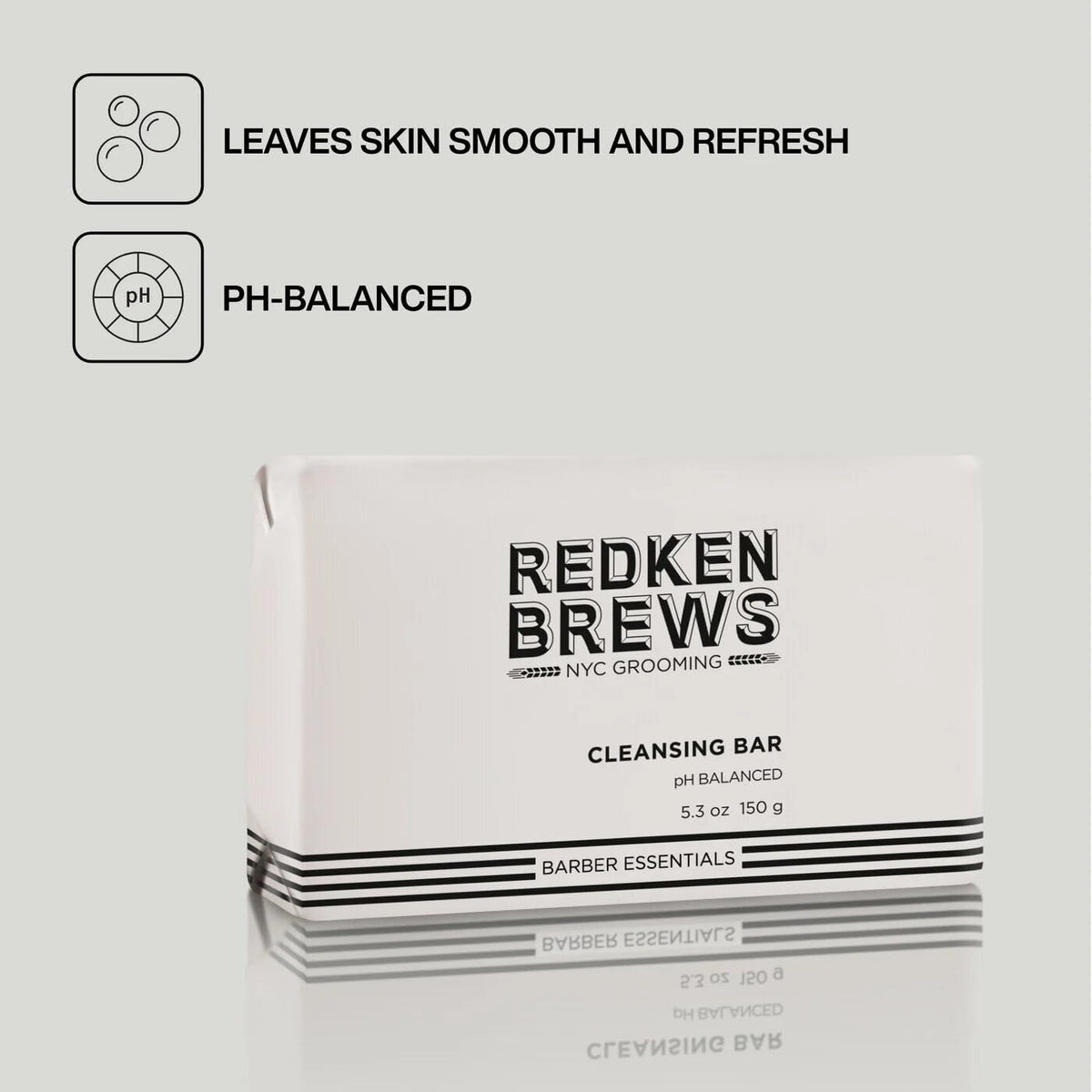 Redken Brews bar in shower scene illustrating quick rinse and convenience