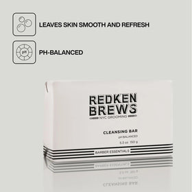 Redken Brews bar in shower scene illustrating quick rinse and convenience