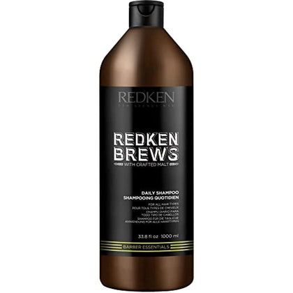 Redken Brews front bottle view showing product and easy identification benefit