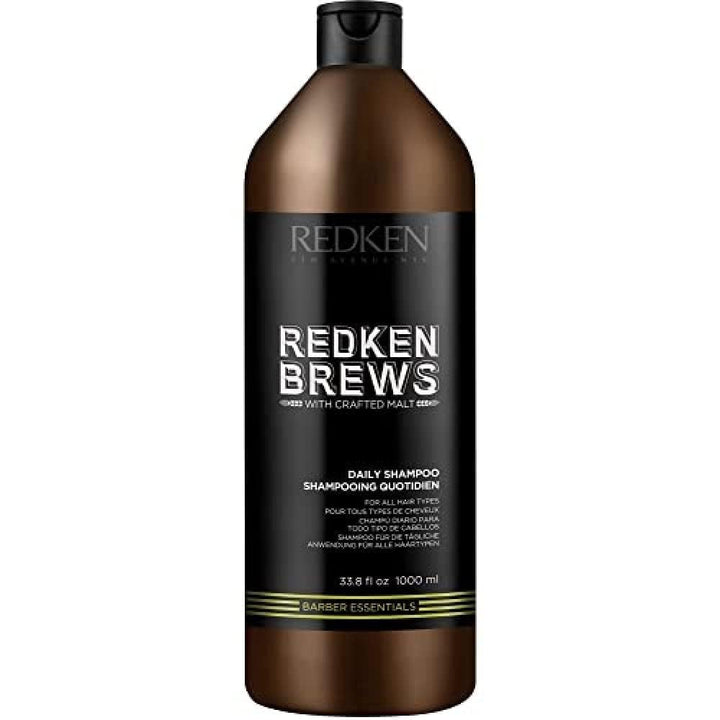 Redken Brews front bottle view showing product and easy identification benefit