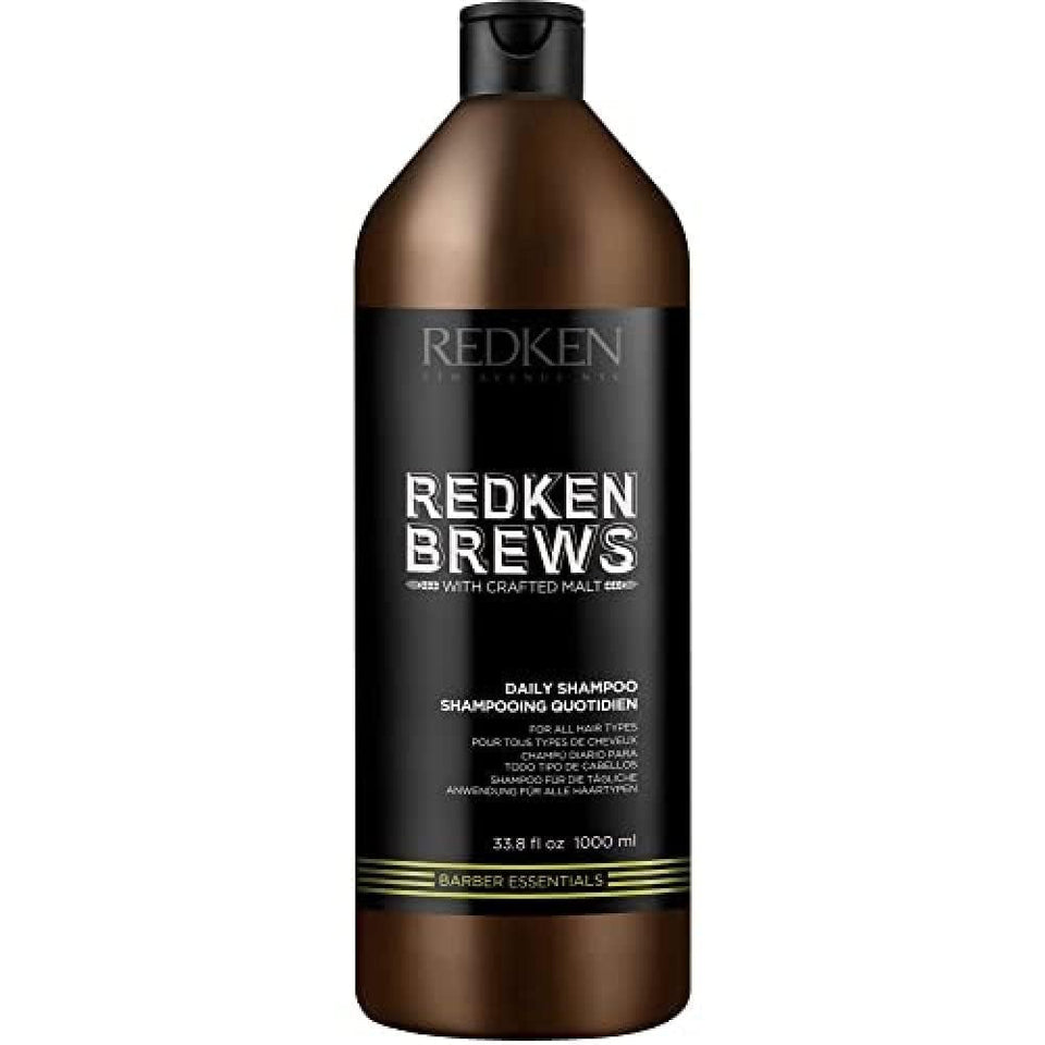 Redken Brews front bottle view showing product and easy identification benefit