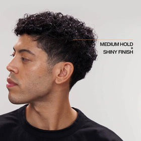 redken brews texture close-up highlighting lightweight gel and easy spreadability