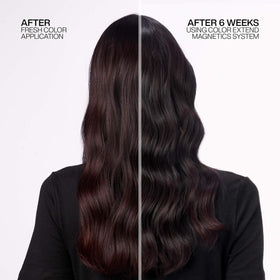 Close-up of Redken label and pump highlighting ingredients list